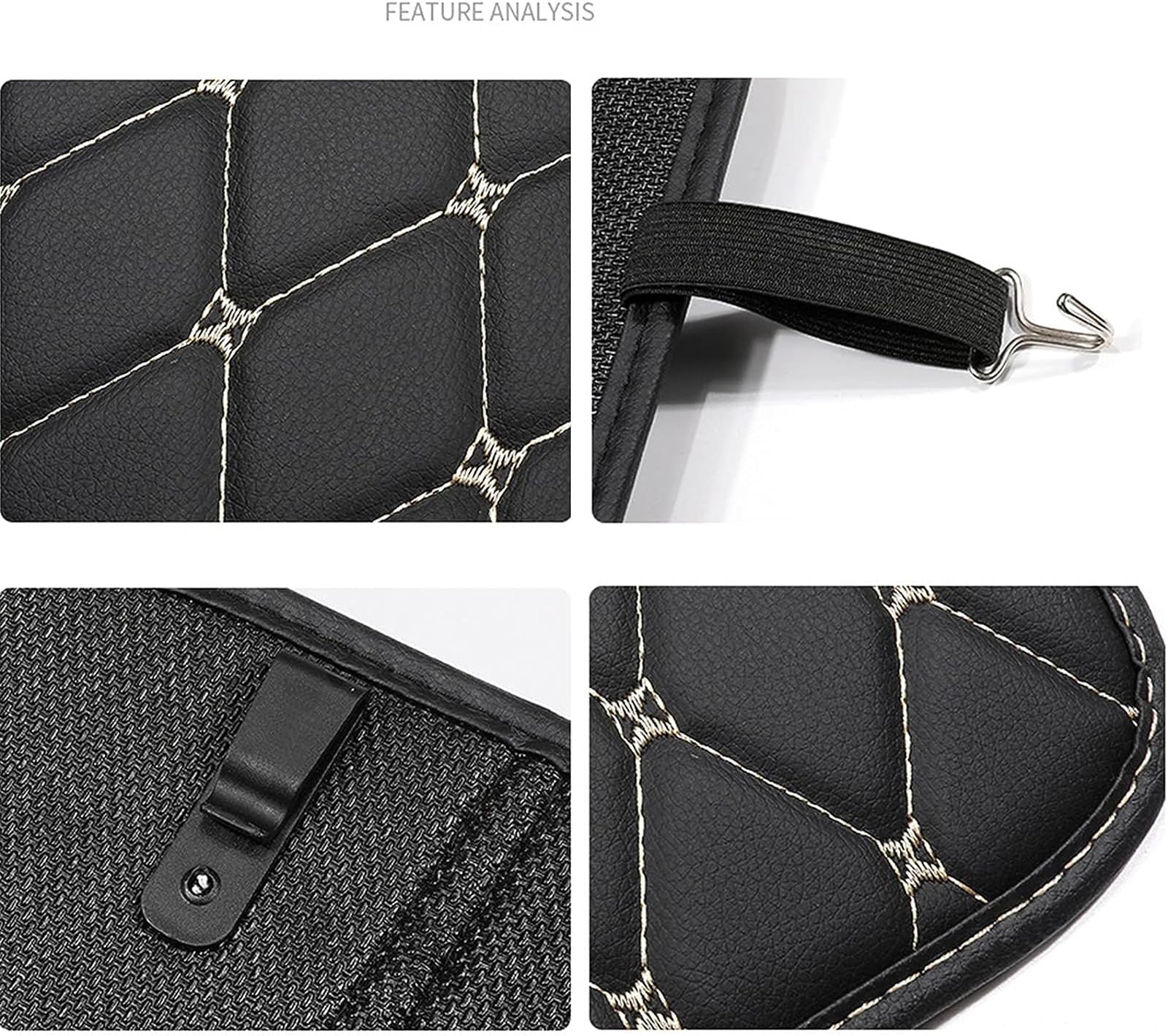 LAGNY Seggiolino Auto Schienale Anti-Calcio Pad per Benz C-Class/C-Klasse Coupe C203 C204 C205 / Cabrio A205, Anti-Sporco Kick Pad Sedile Protezione Posteriore,A