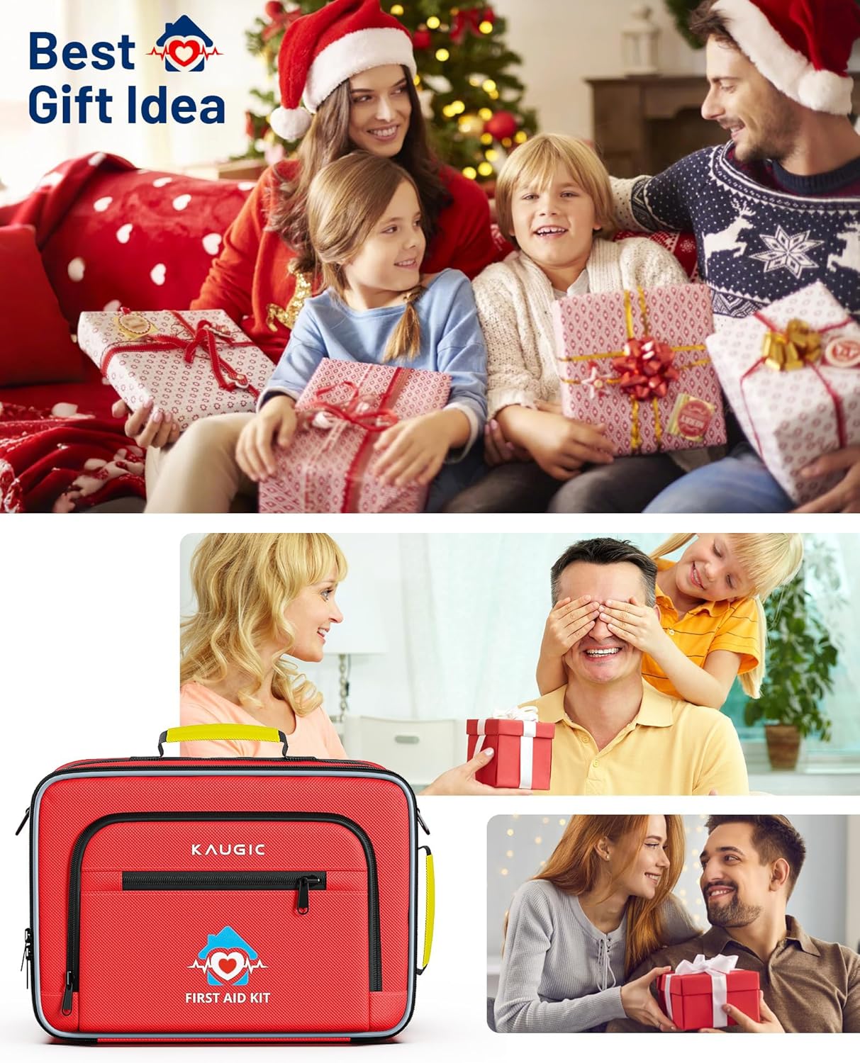 500 PCS First Aid Kit for Car Home Businesses, Well-Organized Emergency Kit, Survival Trauma Waterproof First Aid Kits for Travel Camping Home College Dorm Essential Supplies - Image 9