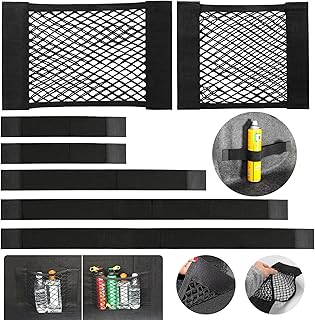 Lot de 7 sacs de coffre de voiture avec fermeture - Noir - Universel - Pour voiture/SUV