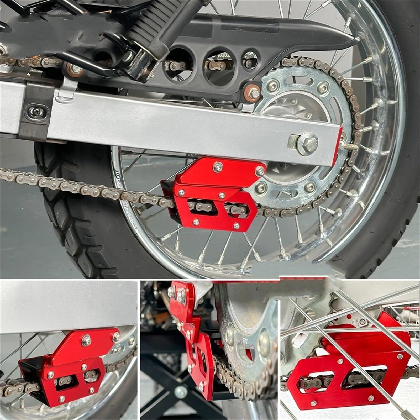 osłona zębatki silnika Pasuje do Honda XR125L XR150L XR190L 2010-2024 Osłona zębatki łańcucha Osłona prowadnicy łańcucha(Chain Guide Slider)
