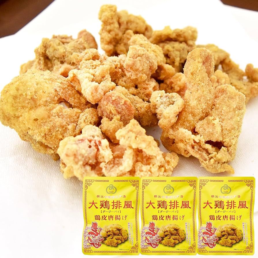 Amazon | 江戸清 国産 鶏皮唐揚げ 横浜中華街 鶏皮 チップス 鳥