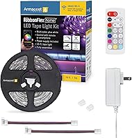 Vista 19 de Kit de luz de tira LED Armacost Lighting RibbonFlex Home 24V RGB+W cableado, multicolor, 4.9 m (423511)