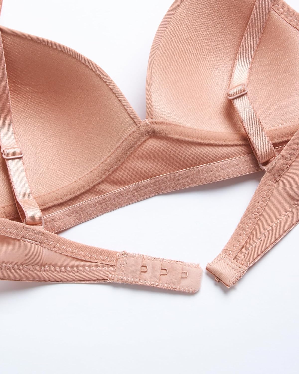 Girls Training Bras - 4 Pack A Cup Molded Bralette - Soft Wireless Training Bras for Girls (32A-36A) - Image 5