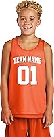 Vista 23 de Custom Basketball Jersey Youth Sizes Add Your Team, Name, & Number Unisex