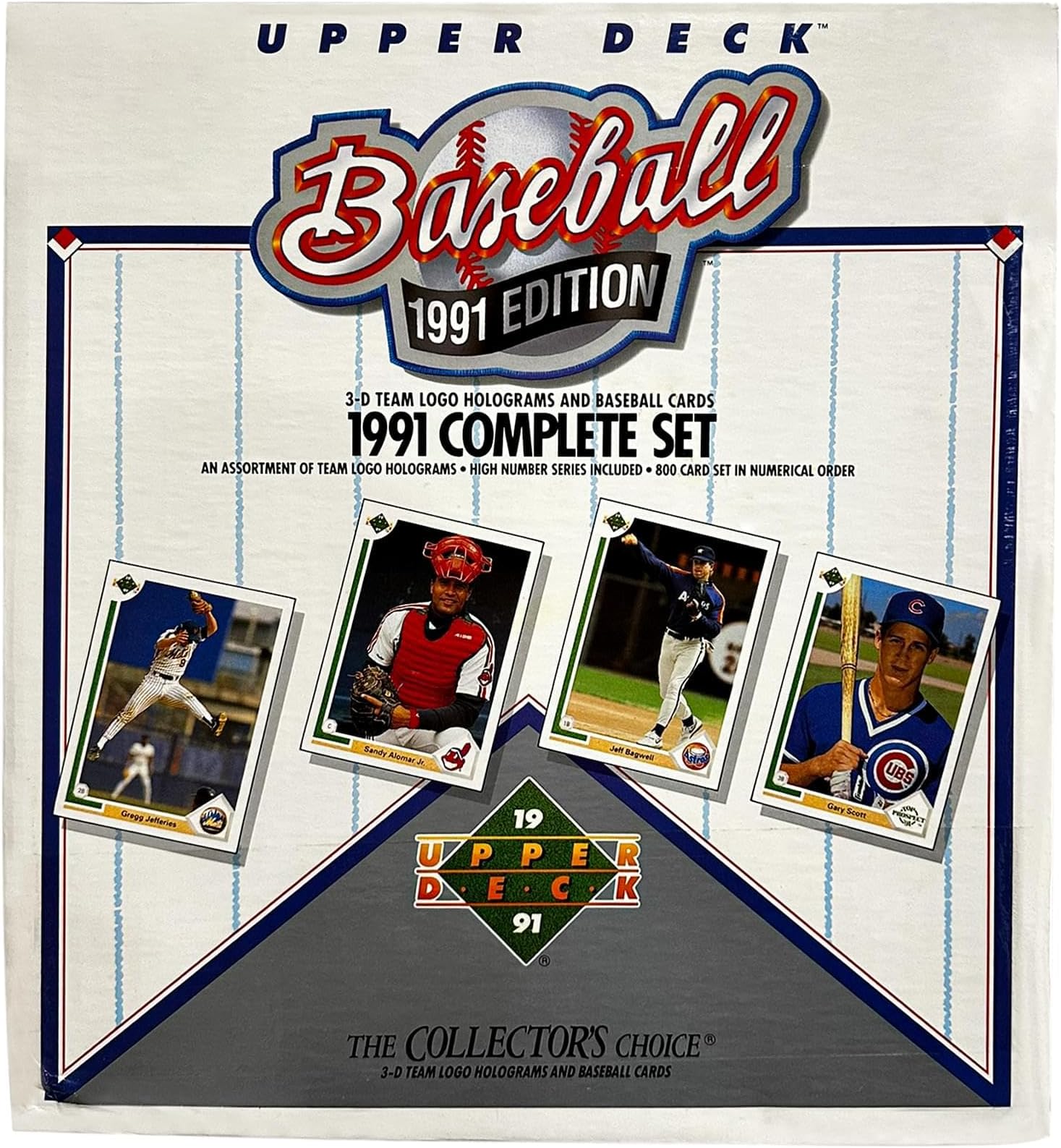 1991 Upper Deck MLB Baseball Cards Complete Factory Set (800 cards)