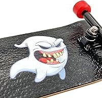 Vista 4 de SPITBOARDS® 34mm x 96mm Juego de Diapasón Pro (Completo) Cubierta de Madera Real Camiones Pro con Tuercas de Bloqueo y Bujes Pro Ruedas Pro