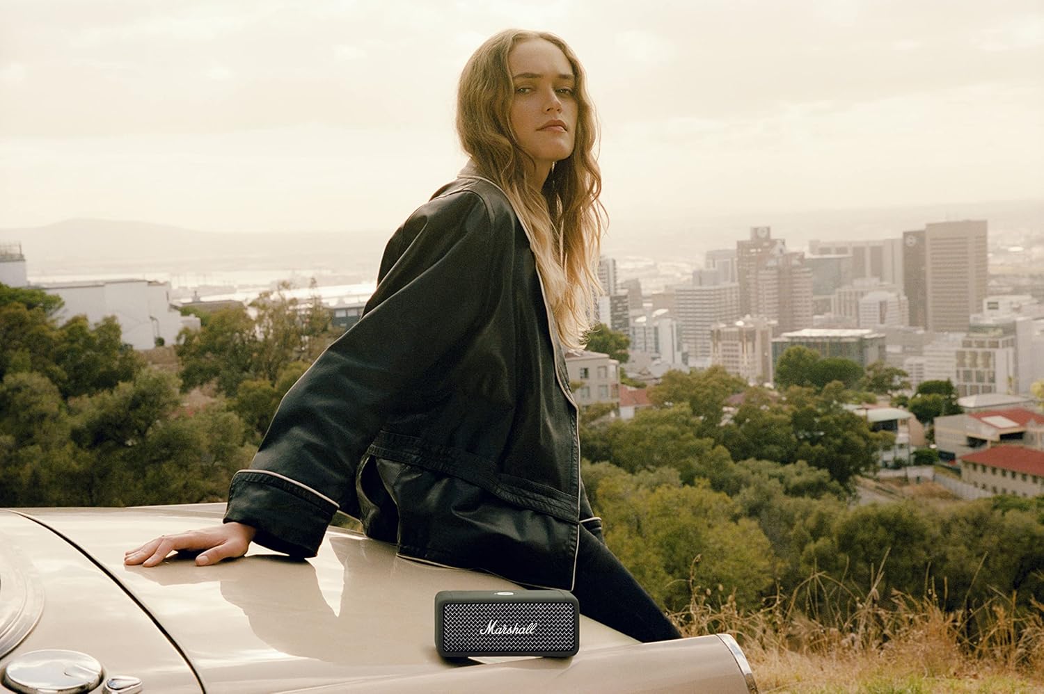 marshall uxbridge home voice speaker with amazon alexa built in black emberton bluetooth portable speaker black brass