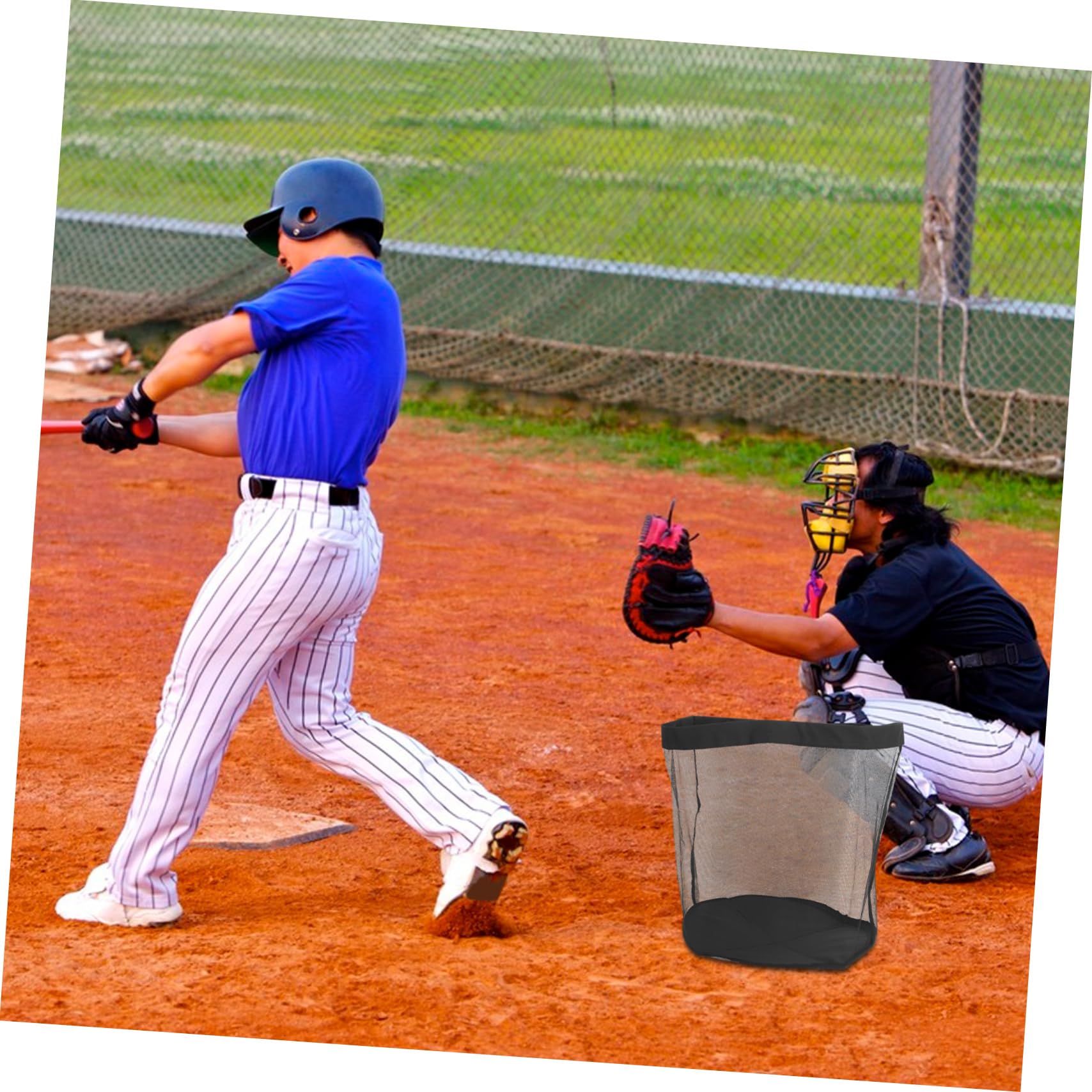 Mikikit Bolsa para Material Deportivo Bolsa De Malla Cordón Extragrande para Fútbol Béisbol Voleibol para Gimnasio Playa y Natación