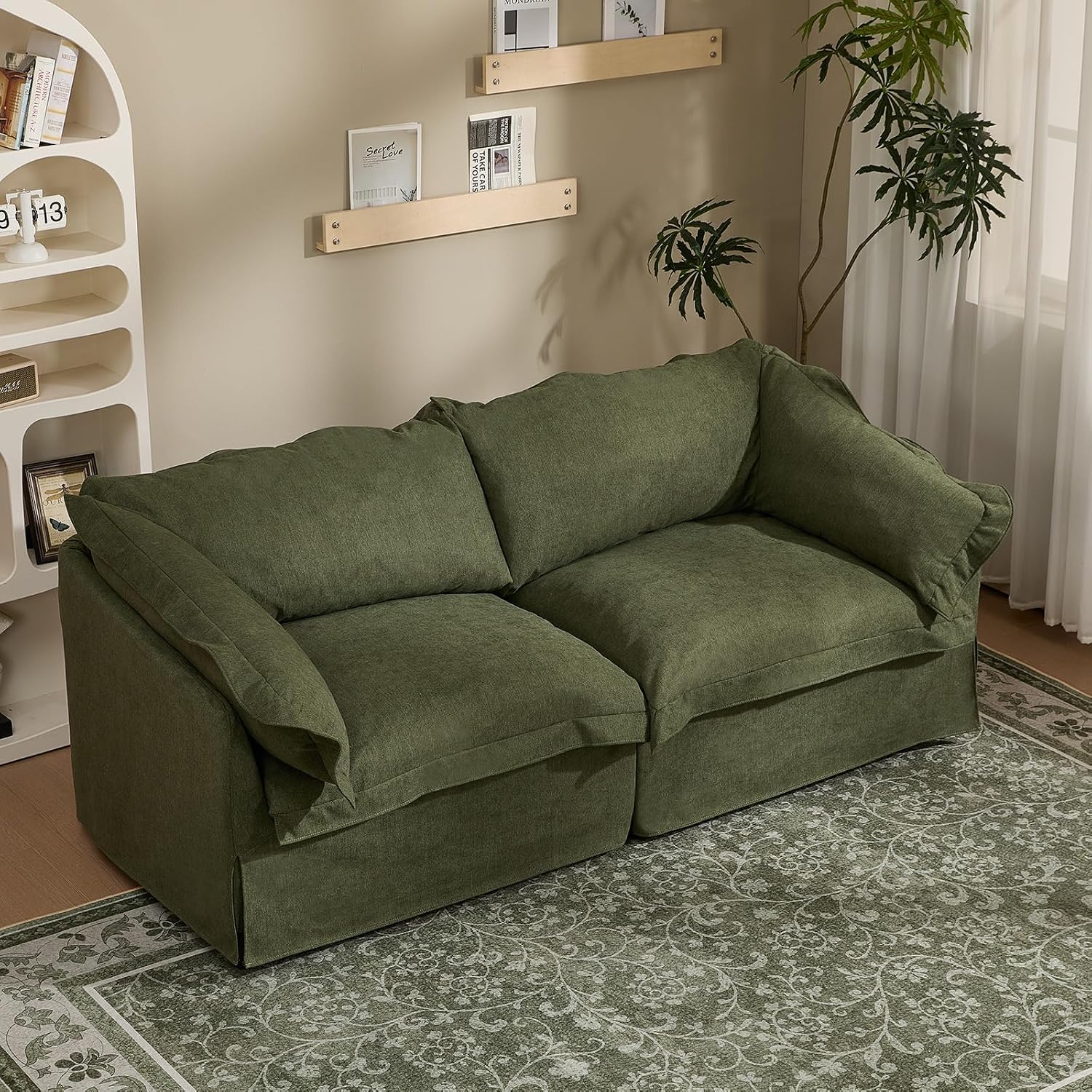 81'' French Farmhouse Sofa Couch with Storage 2-Seater