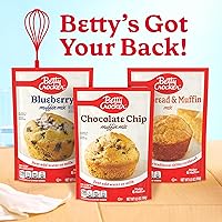 Vista 10 de Betty Crocker - Wild Blueberry Muffin and Quick Bread Mix (muffin de arándanos silvestres y mezcla rápida de pan), 16.9 onzas
