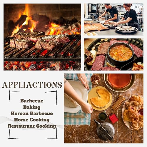 Miniatura 7 de Juego de herramientas para barbacoa, juego de utensilios de cocina, juego de 3 piezas, cepillo de silicona, clip de silicona, tijeras de acero
