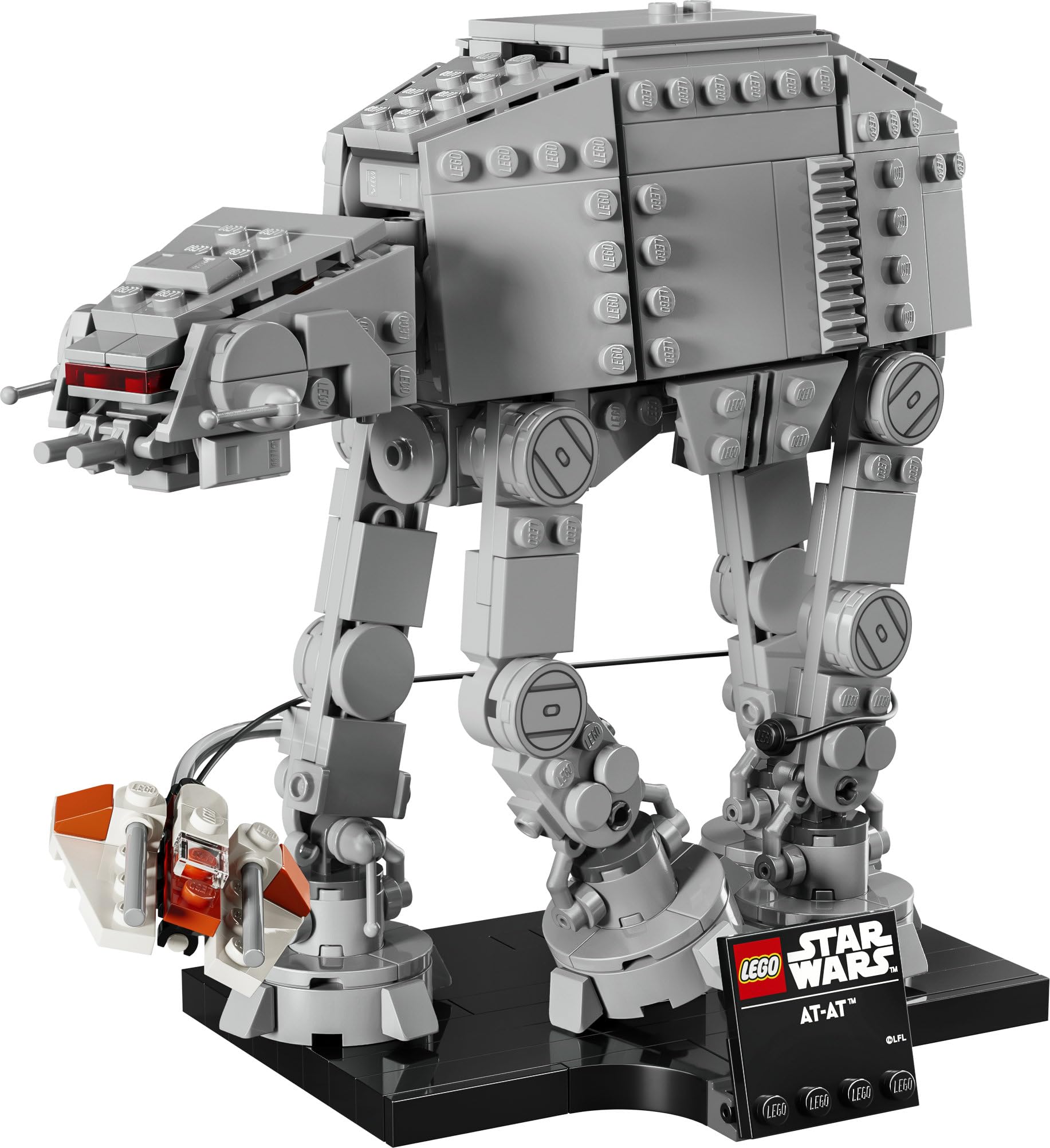 LEGO Star Wars 75440 AT-AT Kit di Modellismo per Adulti - Modellino da Esposizione con Snowspeeder, Supporto e Targhetta - Decorazione Casa - Regalo da Collezione per i Fan de L'Impero Colpisce Ancora