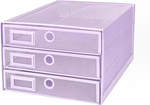 Miniatura 5 de EXERZ Paper Sorter - Cajones de 3 niveles A4/organizador de escritorio multifuncional/bandeja para cartas, documentos, revistas, cuadernos y cartas,