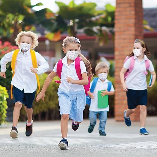 Miniatura 6 de Pac-Dent iMask - Máscaras faciales prémium ASTM nivel 3 para niños con pieza de nariz ajustable y cintas suaves para las orejas para adolescentes