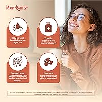 Vista 6 de MaryRuth Organics Raíz de Ashwagandha Gotas líquidas orgánicas de Ashwagandha USDA Alivio del estrés, calma natural, relajación y apoyo