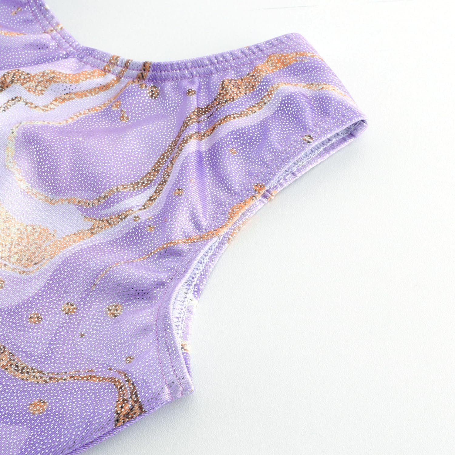 HOZIY Gymnastics Leotards with Shorts for Girls Toddlers Kids Biketard Tumbling Outfits Sparkle Unicorn Leopard Galaxy image 2