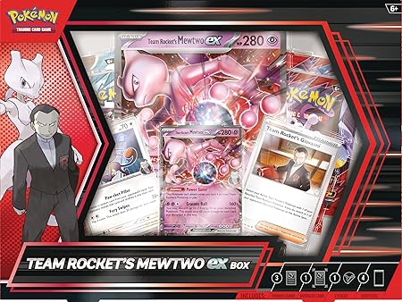 Pokémon TCG 30th Celebration Arrives in September 9 81eFgWRe3SL. AC SX450 Pokemon TCG: Team Rocket’s Mewtwo ex Box - 4 Packs, Promos