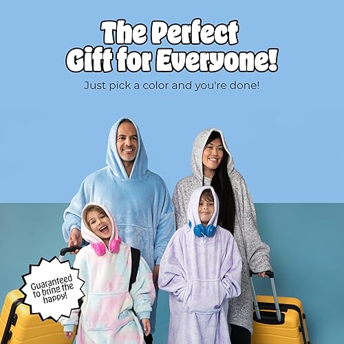 Miniatura 8 de THE COMFY Dream Squishmallows Oversized Wearable Blanket Gifts for Women and Kids, Ultrasoft Plush Light Microfiber Blankets Seen on Shark Tank