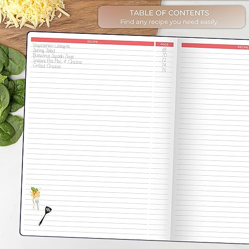 Vista 130 de Clever Fox cuaderno de recetas A5 Gris