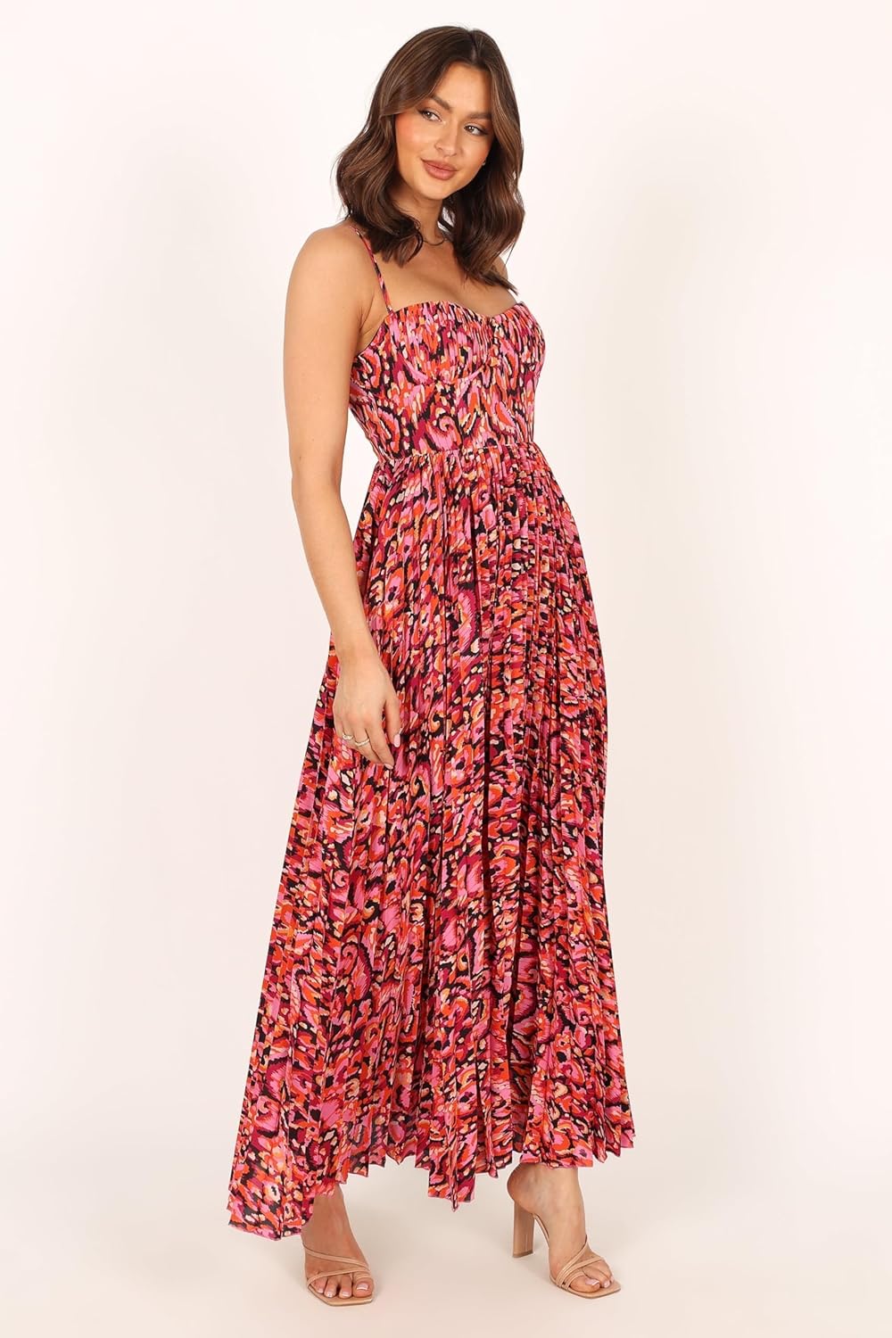 Petal & Pup Womens Achanti Pleated Maxi Dress - Image 3