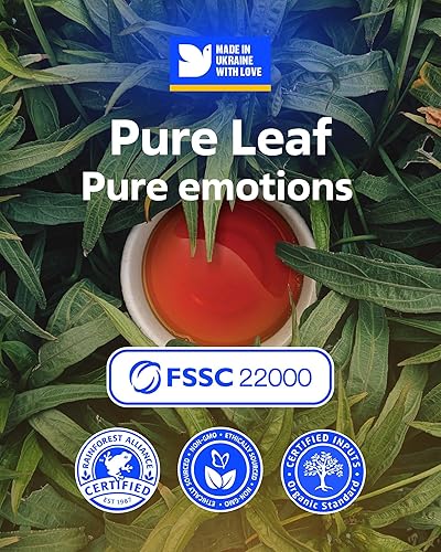 Vista 28 de LOVARE Paquete variado de té surtido, paquete de 32 por caja, fabricado en Ucrania, juego de 4 bolsas de té envueltas individualmente, paquete