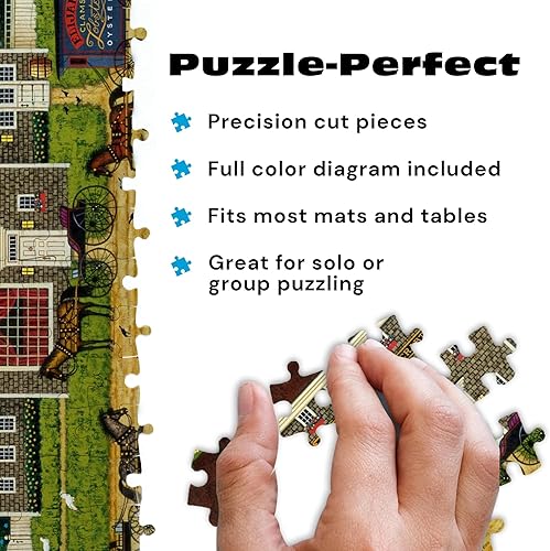 Vista 77 de Buffalo Games - Charles Wysocki - Witch's Bay - Rompecabezas de 1000 piezas para adultos - Rompecabezas desafiante perfecto para noches de juego