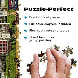 Buffalo Games - Charles Wysocki - Red Whale Inn - 1000 Piece Jigsaw Puzzle for Adults -Challenging Puzzle Perfect for Game Nights - Finished Size is 26.75 x 19.75