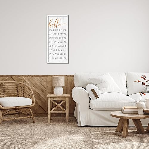 Miniatura 2 de Stupell Industries Hello Fall Favorites Phrases Framed Giclee Art by Jessica Mundo