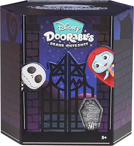Miniatura 5 de DOORABLES Disney Grand Entrance Figuras coleccionables de 3 pulgadas, Jack Skellington y Sally, juguetes para niños a partir de 5 años, exclusivo de
