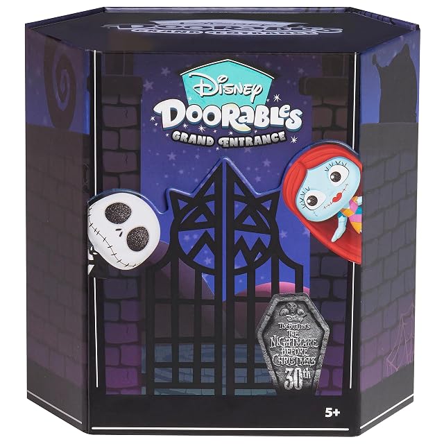 Foto 5 de 7 de El Juego de Figuras coleccionables de 7,6 cm Disney Doorables Grand Entrance Jack Skelleton y Sally