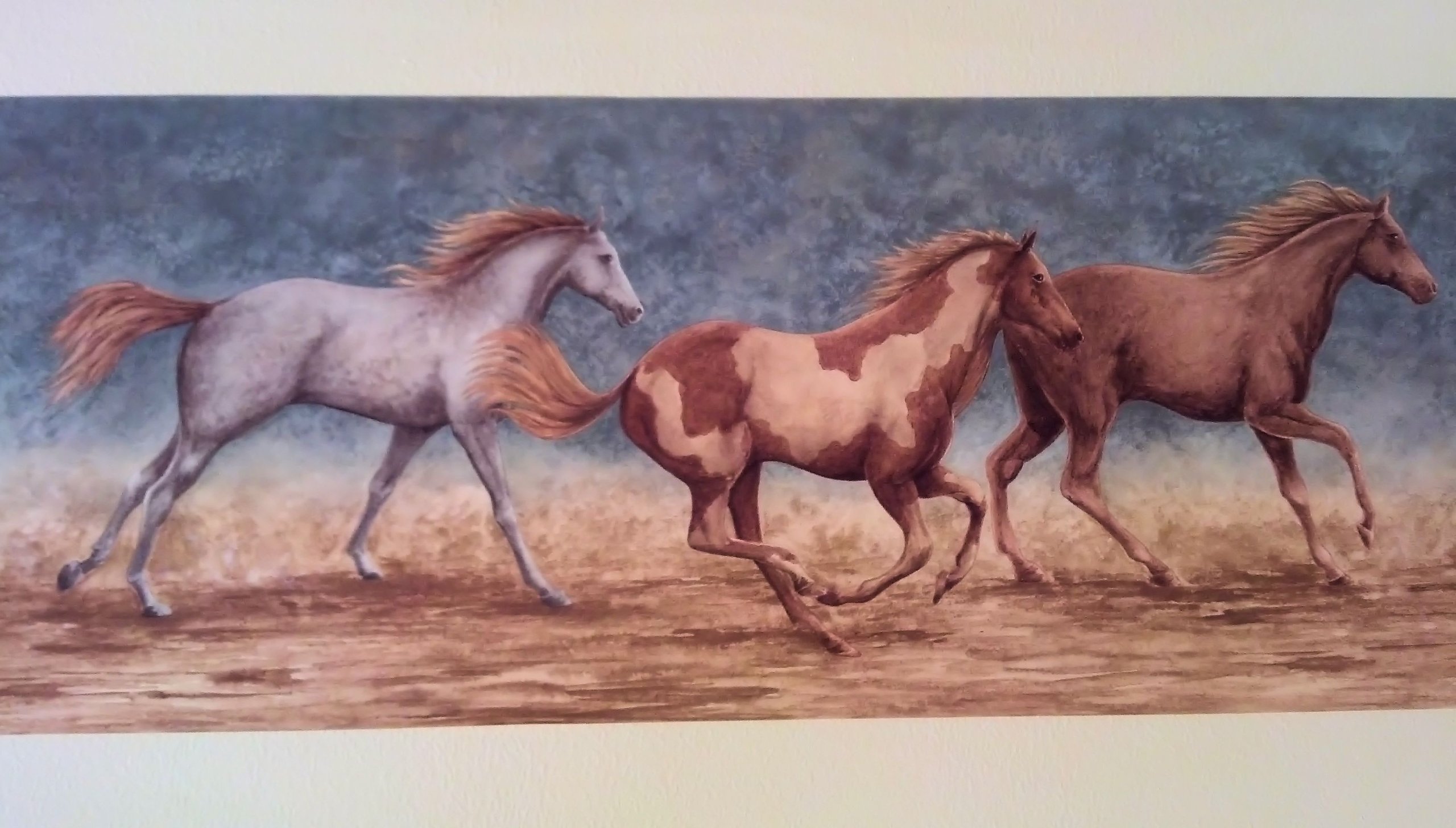 Horses Wallpaper Border Designs Vinyl Carousel Horse Wallpaper Border