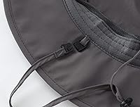 Vista 69 de Home Prefer UPF50+ - Sombrero de sol para hombre, sombrero de pesca de ala ancha para hombres y mujeres, sombrero de playa con protección UV, Gris