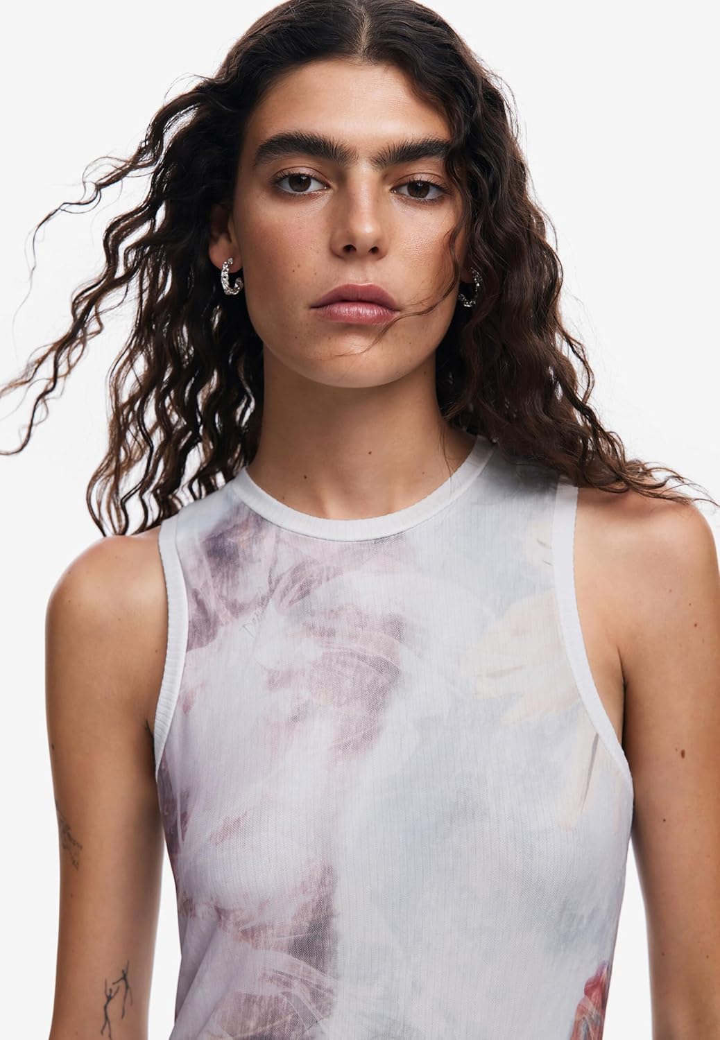 Desigual Women's Woman Knit Dress Sleeveless Black