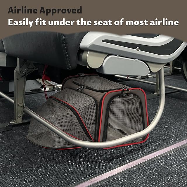 Foto 6 de 8 de Petsfit Transportador para Gatos expandible Aprobado por aerolíneas