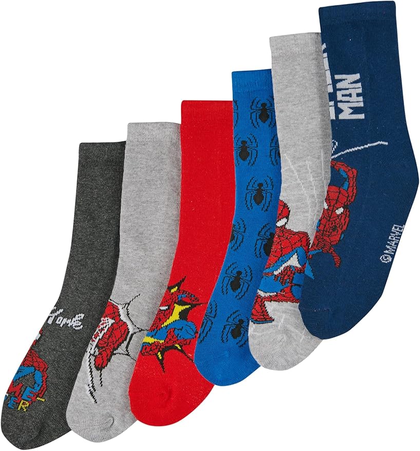 ONOMATO! Sokken Kinder Meisjes | Premium Kindersokken van katoen | 6 Paar | Grappige sokken voor sandalen meisjes | Modieuze geschenken voor meisjes, Meerkleurig, 23-26 EU