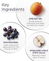 Vista 5 de Andalou Naturals - Leche limpiadora probiótica de chabacano, 6 onzas, paquete de de 1