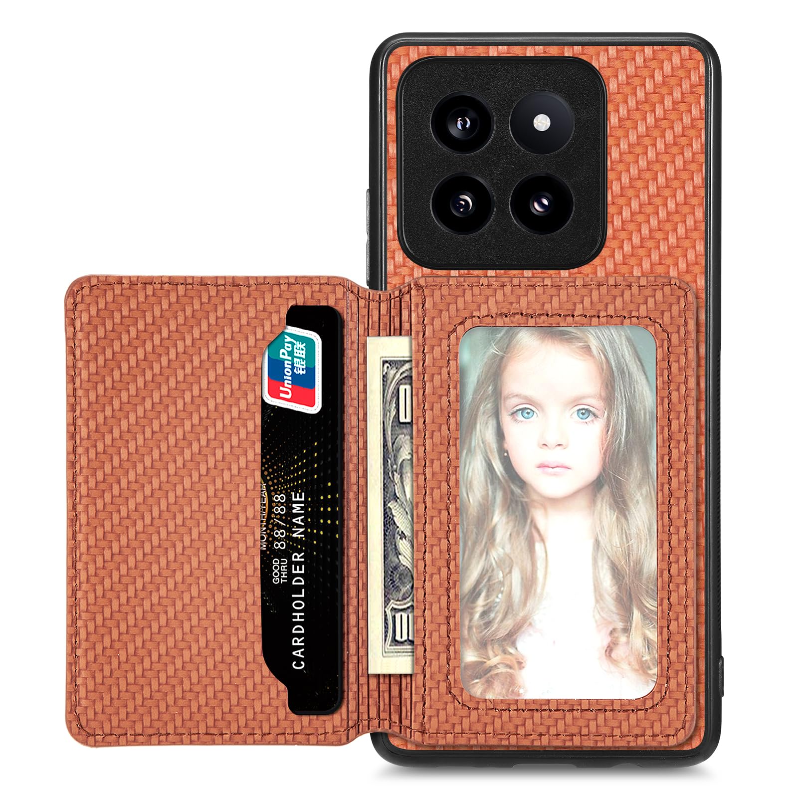 MOJIA Custodia per Sony Xperia 1 VII, Ultra Sottile Morbido TPU Cover, Antiscivolo e Antiurto con Schermatura RFID Sacchetto Di carte. Verde
