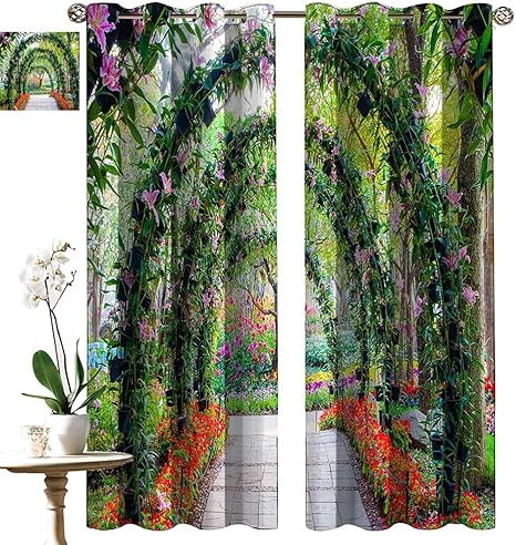 Amazon.com: Romantic Decor - Cortinas para sala de estar, arcos de