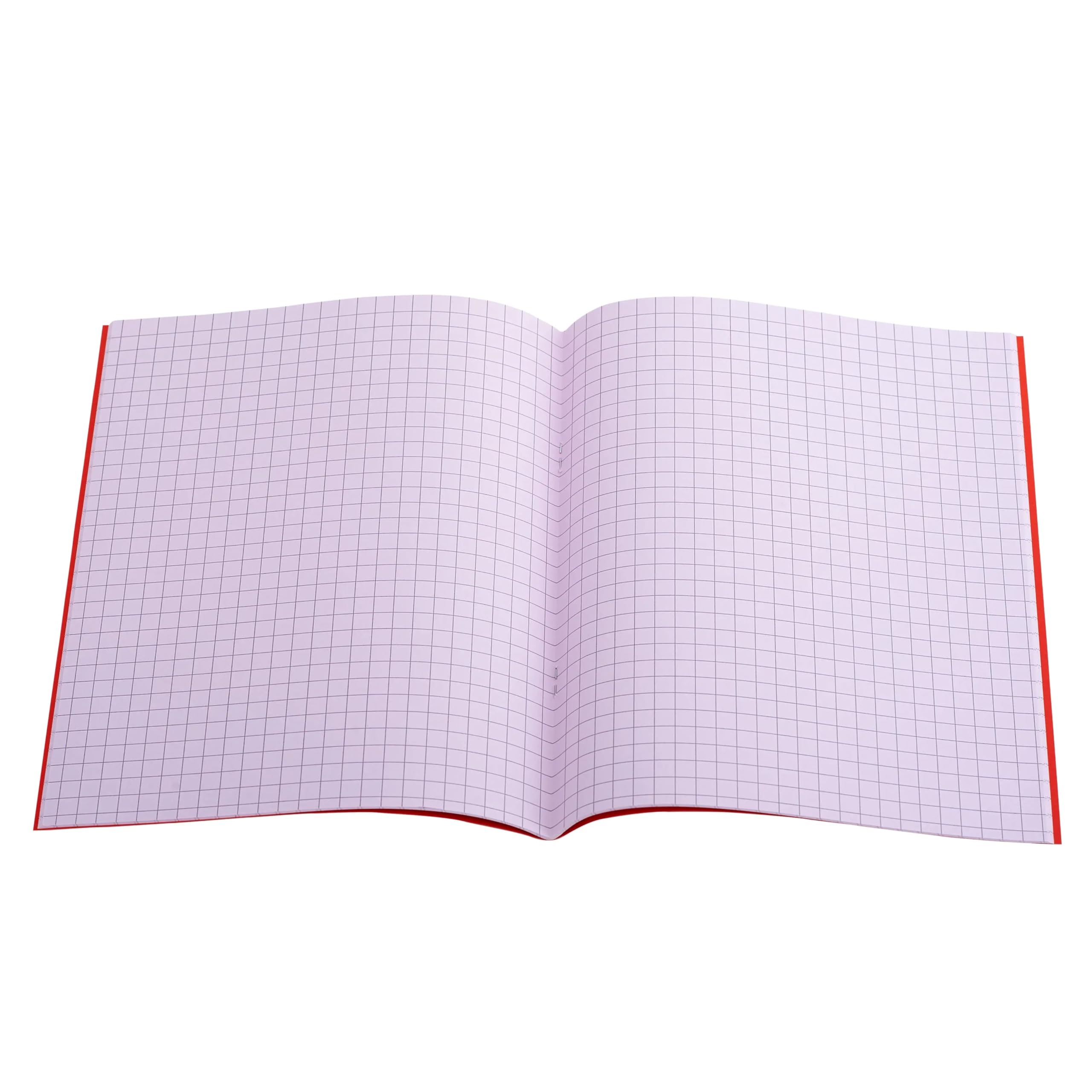 The Dyslexia Shop 9" x 7" - 7mm Squared Tinted Paper - Exercise Book (Red Cover) Pack of 10 / Lilac