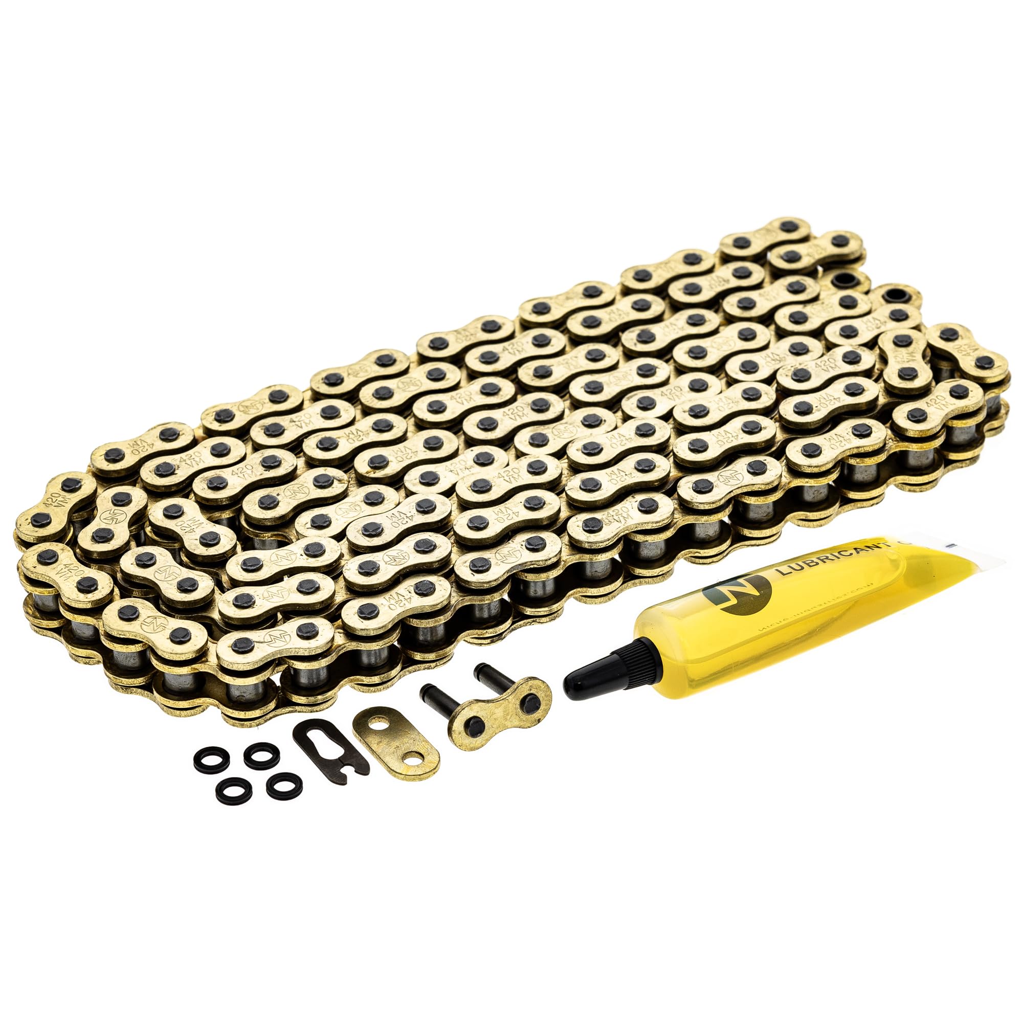 リング NICHE Gold 420 X-Ring Chain 120 Links with Connecting Master Link