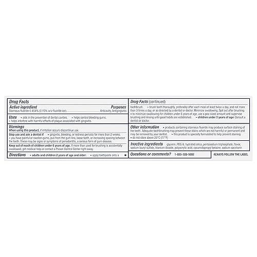 Miniatura 8 de Parodontax Pasta de dientes blanqueadora de protección completa para ayudar a prevenir el sangrado de encías la antiticavidad la pasta de dientes de