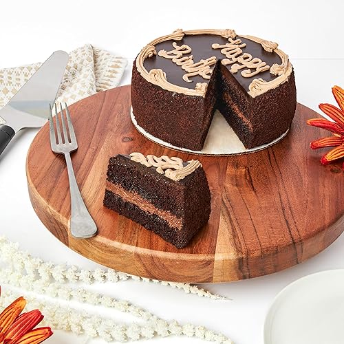 Miniatura 7 de David's Cookies Pastel de chocolate caliente de 10 pulgadas, pastel de cumpleaños para entrega, postre de panadería fresca, pasteles de calidad