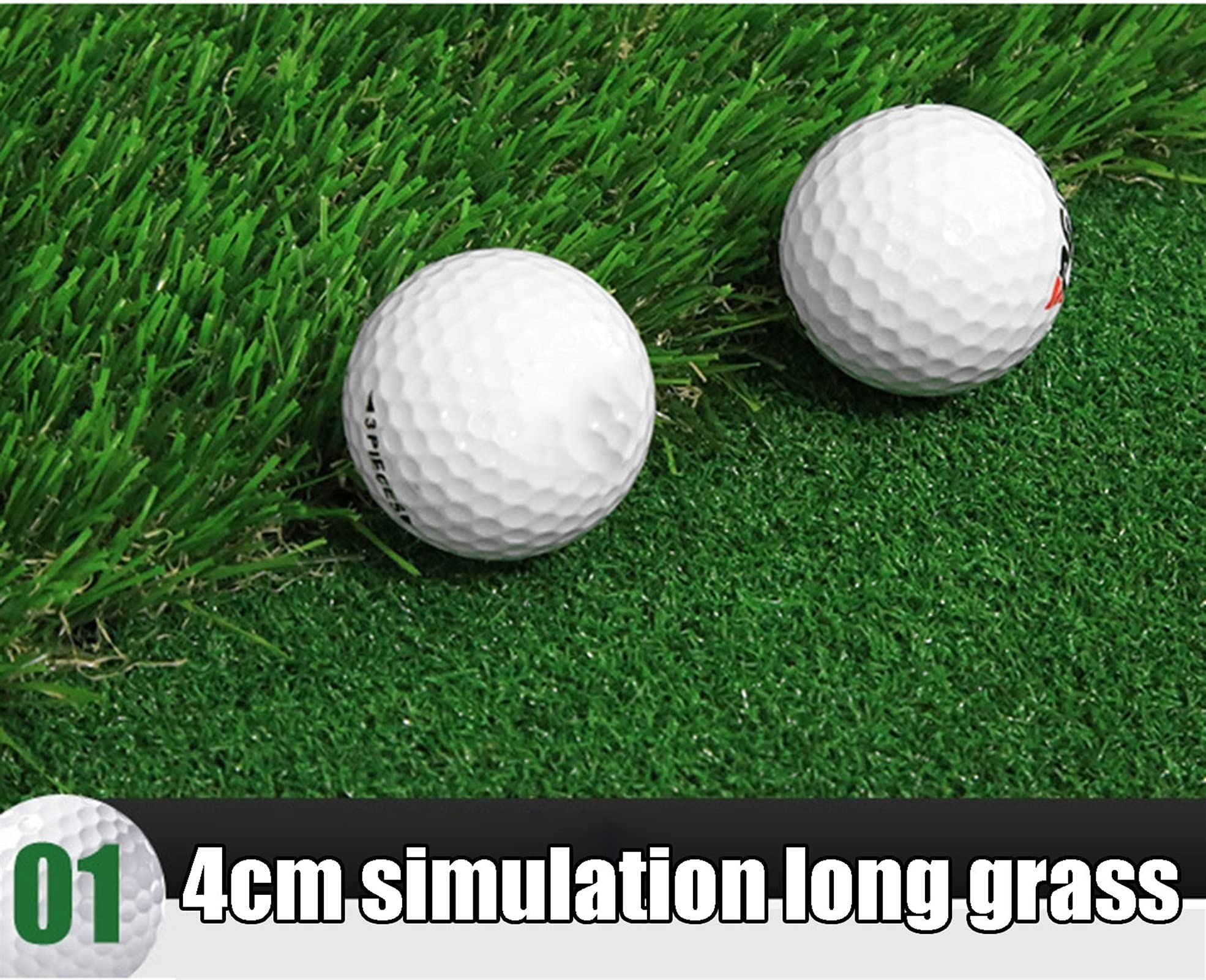 Tapete para Putting de Golf Tapete para Putting de Golf Grande de 3 m/4 m, tapete de Golf de césped Artificial para jardín/Oficina/Sala de Estar, tapete de Entrenamiento para Putting de Golf