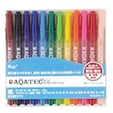 Magic MAQ70C-12 Water-Based Pen, Aquatex Trim, 12 Colors