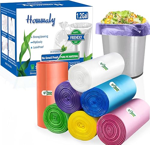 Vista 11 de Bolsas de basura pequeñas de 2.6 galones, bolsas de basura para bolsas de basura, bolsas de basura de 10 litros, bolsas para basura en casa