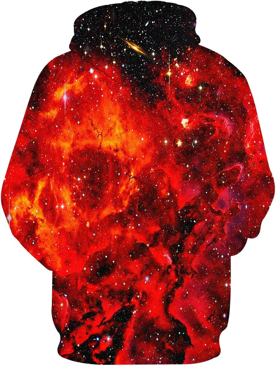 Hgvoetty Unisex 3D Novelty Hoodies for Men Women Cool Graphic Pullover Sweatshirts with Pockets