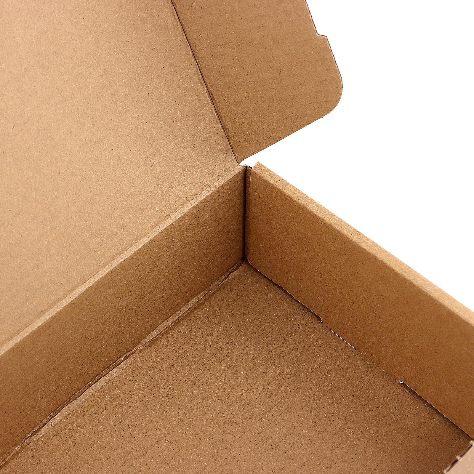 Versandkartons aus Wellpappe, 20 x 13 x 6 cm, Braun, 40 Stück
