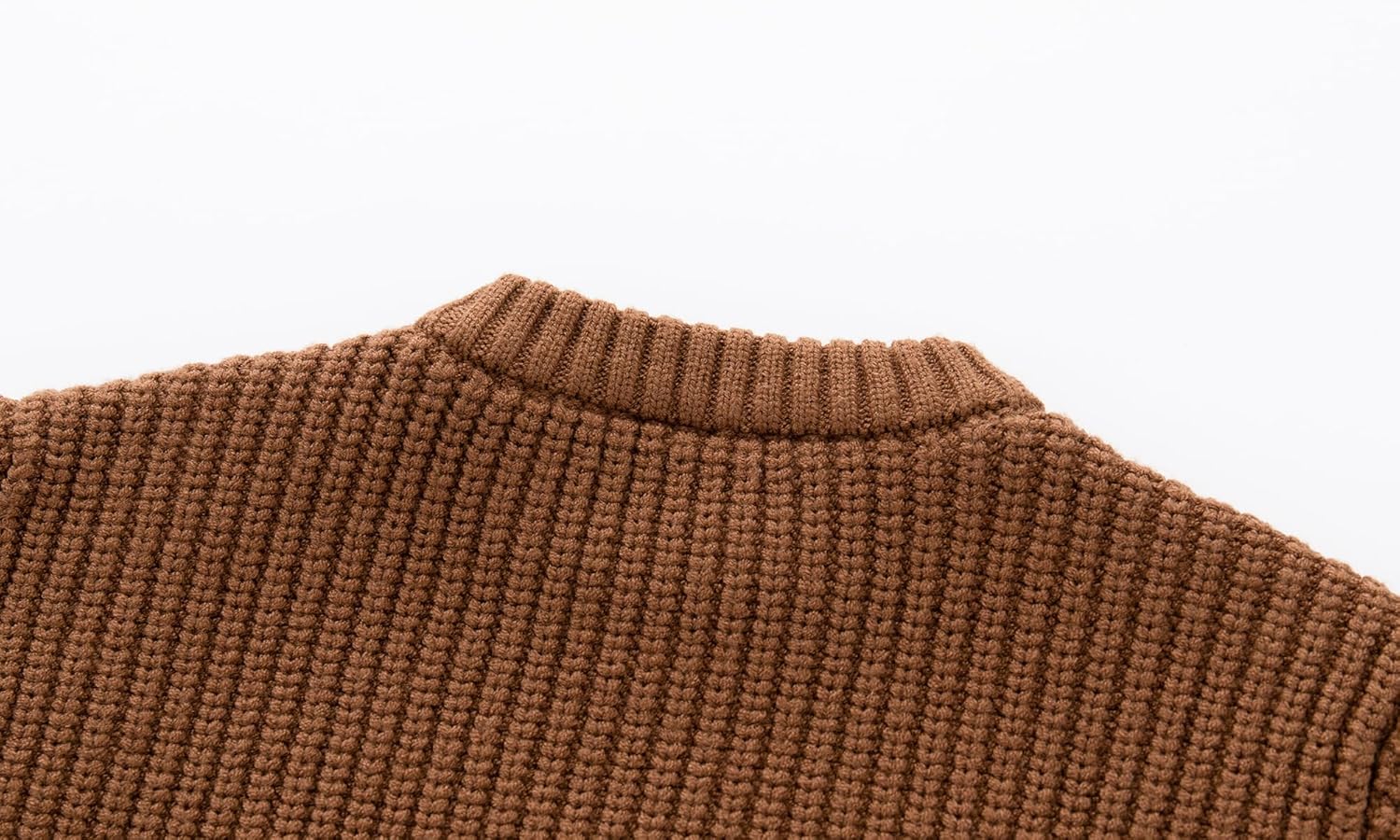 Toddler Baby Boys Girls Knitted Sweater Warm Soild Pullover Top Autumn Winter Outfits - Image 5