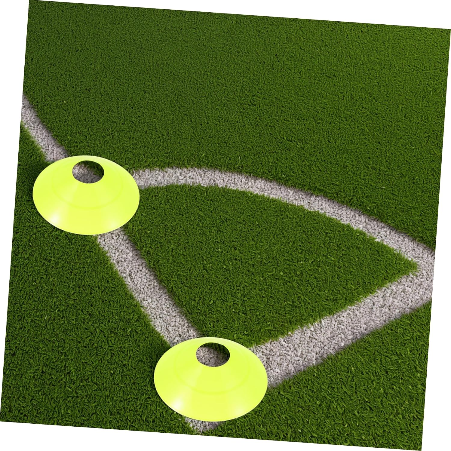 WOONEKY 25pcs Agility Training Cones for Soccer Practice Flexible Field Markers for Use Enhance Team Coordination and Skill Development