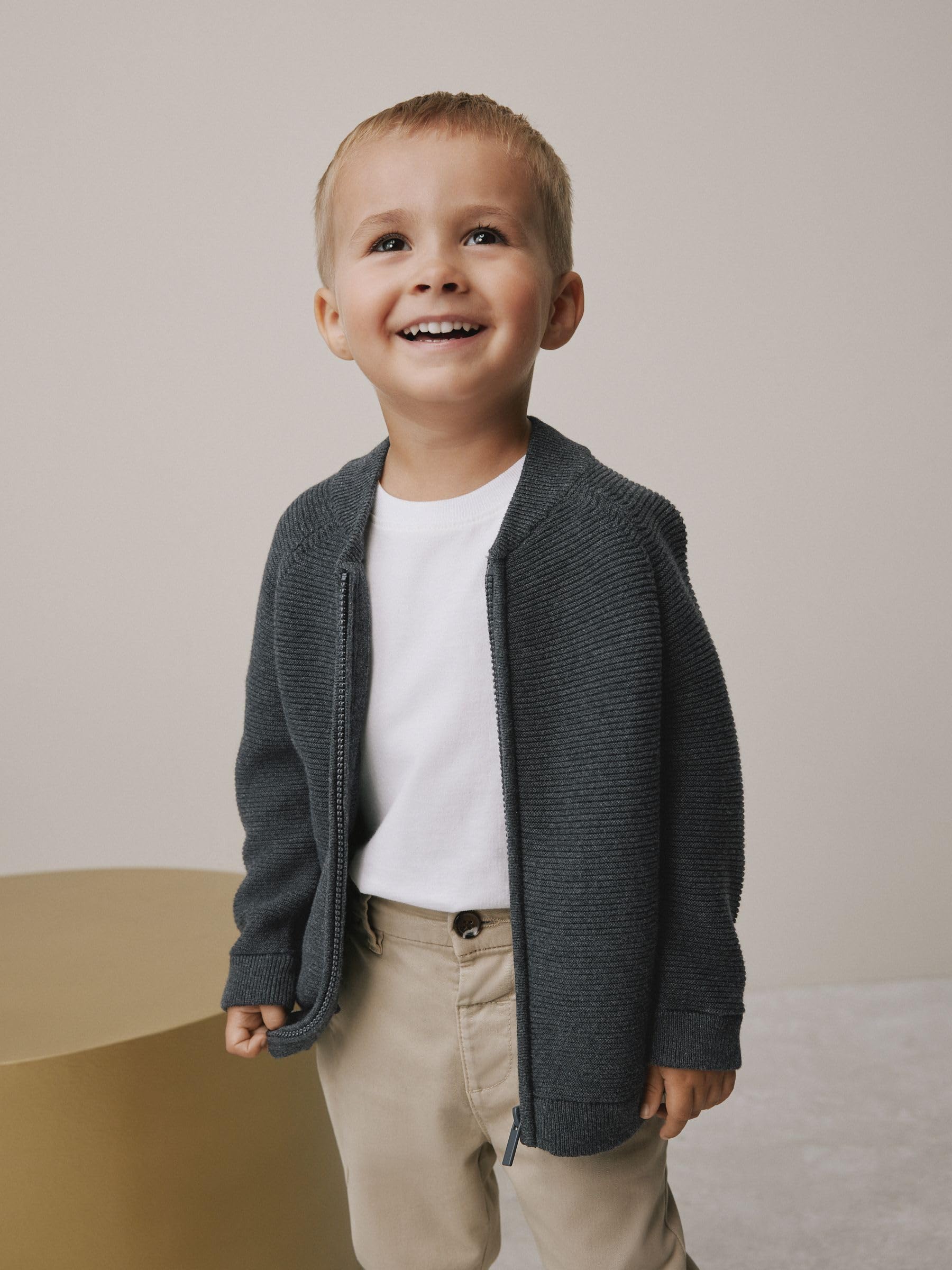 NEXT Jungen Standard Bomberjacke mit durchgehendem Reißverschluss 62-122